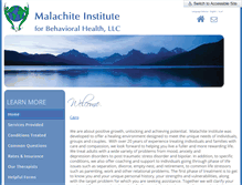 Tablet Screenshot of malachiteinstitute.com